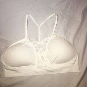 Lace-Up Racerback Bralette